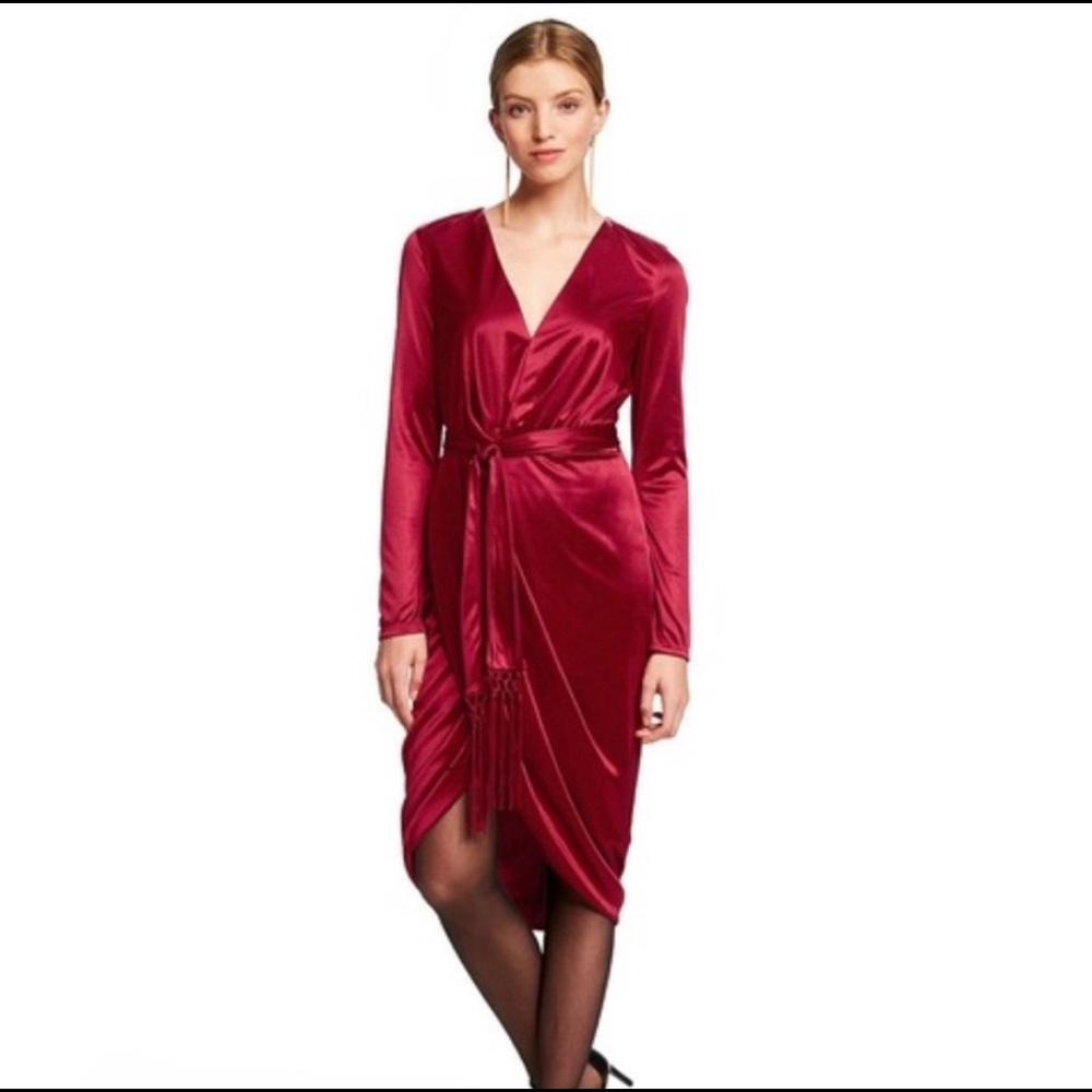 New Altuzarra for Target Ruby Red Hill wrap dress, Size 2